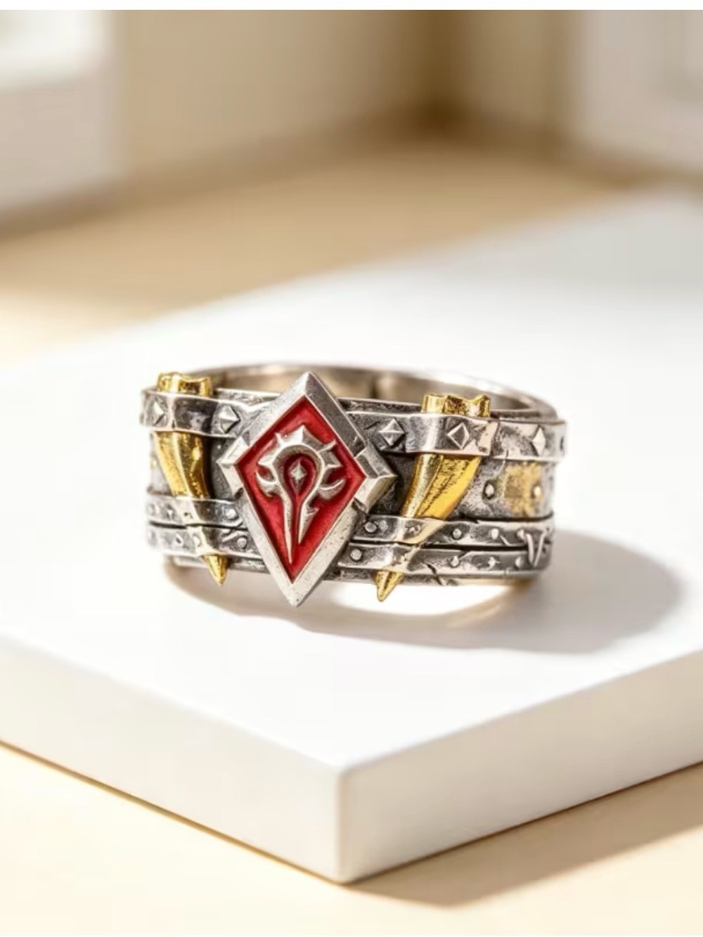 World Of Warcraft Horde Ring NEW Jewelry Collectible Fantasy Games Anime Toys